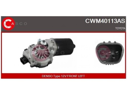 SILNIK WYCIERACZEK PRZÓD CASCO CWM40113AS - 2