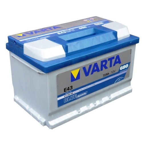 VARTA BLUE DYNAMIC 72AH 680A (E43) - 1