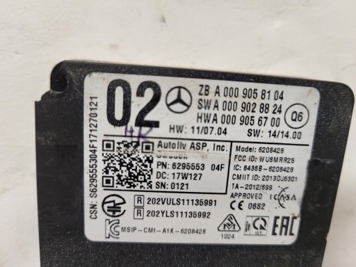 Радар сенсор модуль MERCEDES A0009058104 Q6 - 2