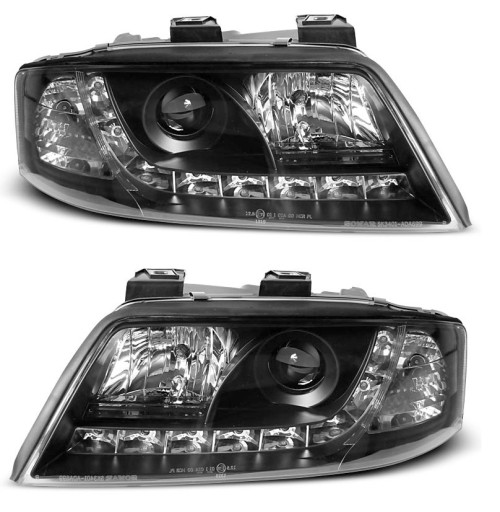 Reflektor Lampa kpl Led Black Audi a6 C5 4b 97-01 - 1