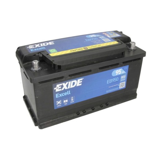 акумулятор 95AH EXIDE правий+ 95ah 800a - 13