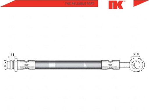 ГАЛЬМІВНИЙ ШЛАНГ [NK] - 3