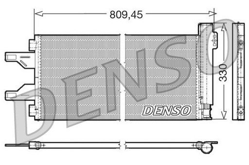 DENSO DCN07050 Skraplacz, klimatyzacja - 2