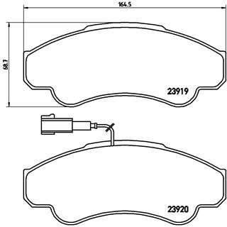 BREMBO TARCZE+KLOCKI P FIAT DUCATO II 300MM - 4