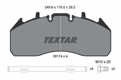 TEXTAR KLOCKI HAM. 2917402 - 3