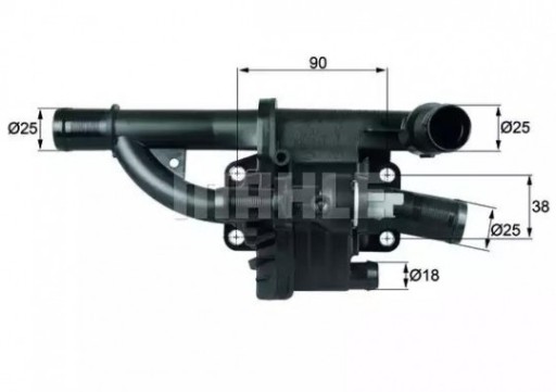 ТЕРМОСТАТ MAHLE KNECHT TH4083 - 2