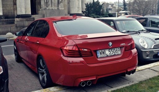 BMW 5 F10 M5 спойлер Волан спойлер грунтовка якість! - 1