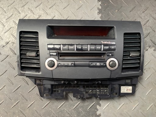 Mitsubishi Lancer X VII Evo Радио панель Rockford - 1