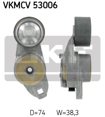Rolka napinacza paska osprzętu SKF VKMCV 53006 - 2