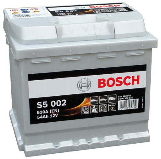 Акумулятор BOSCH S5 002 54AH 530A - 1