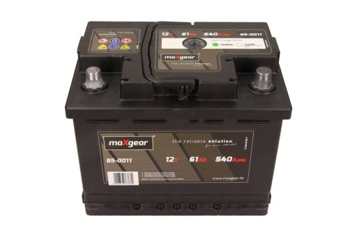 Akumulator 12V 61AH/540A L- MAXGEAR 85-0011 - 2