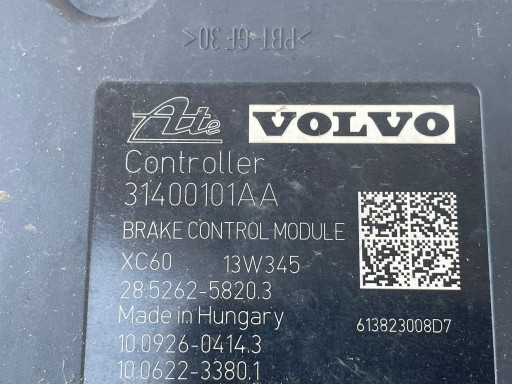 VOLVO S60 II V60 2.0d POMPA ABS P31400101 - 3