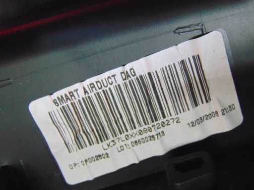 SMART ForTwo II 451 DESKA KONSOLA PODUSZKI AIRBAG - 13