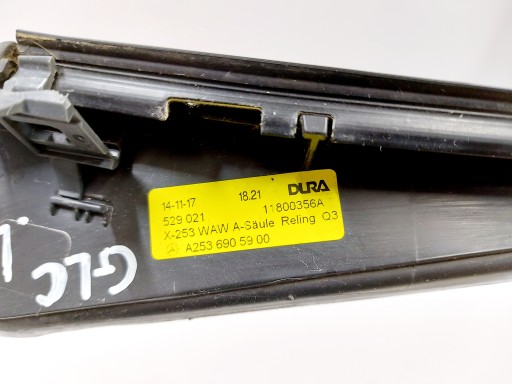 MERCEDES GLC W253 прокладка лобового скла ліва 17R. - 5