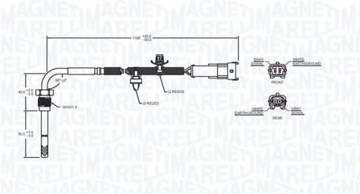 Датчик температури s MAGNETI MARELLI 172000197010 - 3