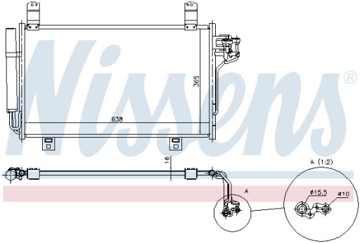 Конденсатори кондиціонера NISSENS 940326 - 2