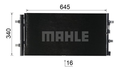 Mahle AC 102 000p конденсатор, Кондиціонер MAHLE OR - 11