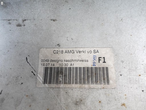 MERCEDES CLS C218 X218 AMG 10-14 передній бампер * спрей / PDC* - 9