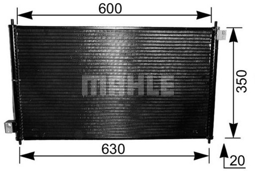 Mahle AC 232 000s конденсатор, Кондиціонер MAHLE OR - 4