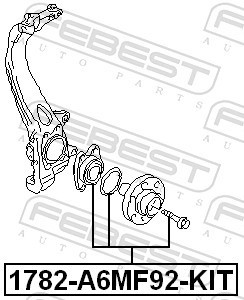 PIASTA PRZEDNIA ZESTAW AUDI A6 2005-2011 MEX - 3