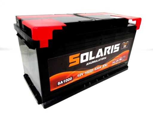 Акумулятор SOLARIS 100Ah 830A нова модель - 2