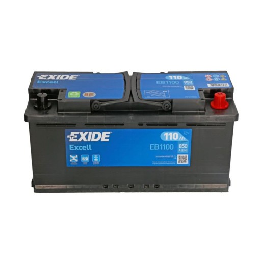 Akumulator Exide Excell 110 Ah 850 A P+ - 3