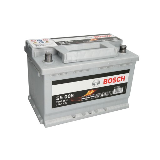 Акумулятор BOSCH S5 77ah 780A p+ - 2