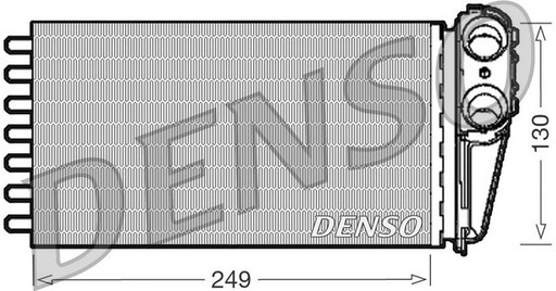 Теплообмінник, внутрішнє опалення DENSO DRR21 - 3