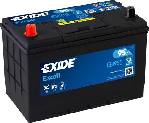 Акумулятор EXIDE Excell 12V 95ah 760A EB955 - 1