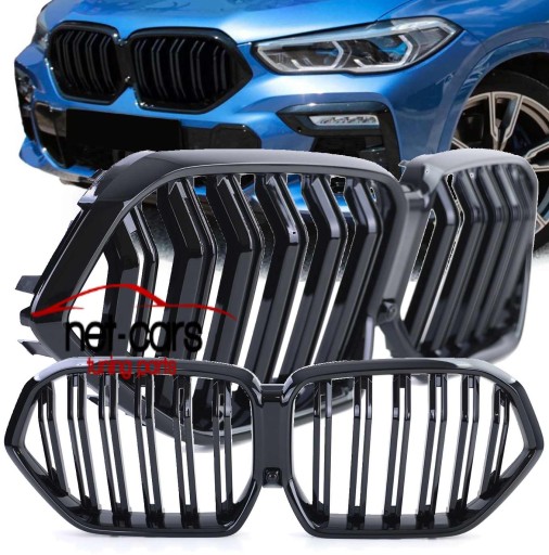 Гриль нирки BMW X6 G06 19-м пакет X6M блиск b - 1