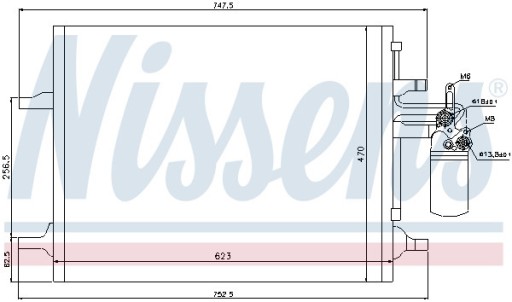 КУЛЕР KLIM NISSENS 940159 VOLVO XC70/XC60/XC90 - 2