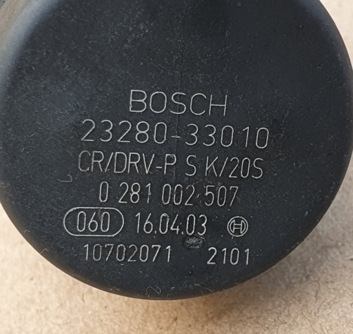 Клапан регулювання тиску Bosch 0281002507 - 14
