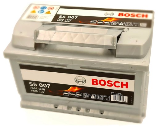 Akumulator BOSCH 12V 74Ah/750A S5 (P+ 1) 278x175x1 - 2