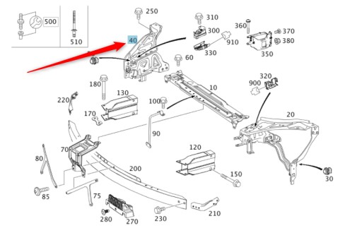 Окуляр правої лампи MERCEDES E Class C207 a207 207 - 3