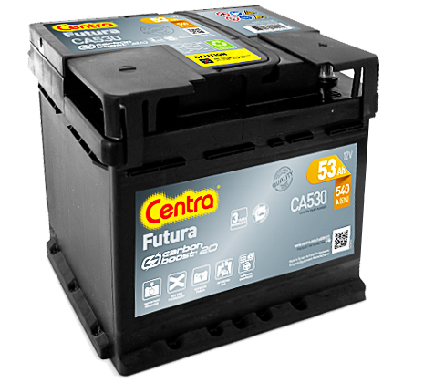 AKUMULATOR CENTRA FUTURA 53AH 540A 53 Ah - 1