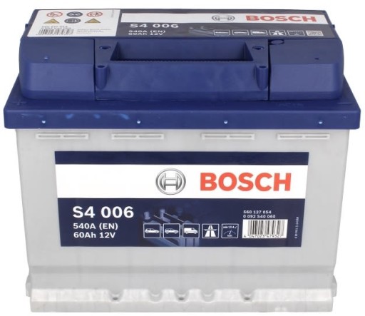 AKUMULATOR 60AH 540A SILVER S4 L+ BOSCH NOWY - 1