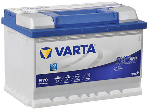 Akumulator VARTA 12V 70Ah/760A START&STOP EFB - 3