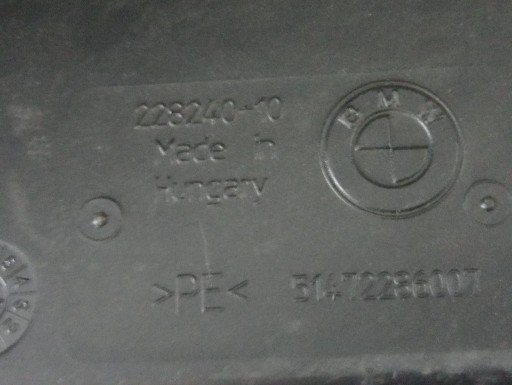 BMW X3 F25 F26 MATA WYKŁADZINA BAGAŻNIKA 2286007 - 3