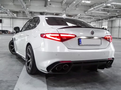 ALFA ROMEO GIULIA СПОЙЛЕР ВОЛАН СПОЙЛЕР ПРАЙМЕР!!! - 9