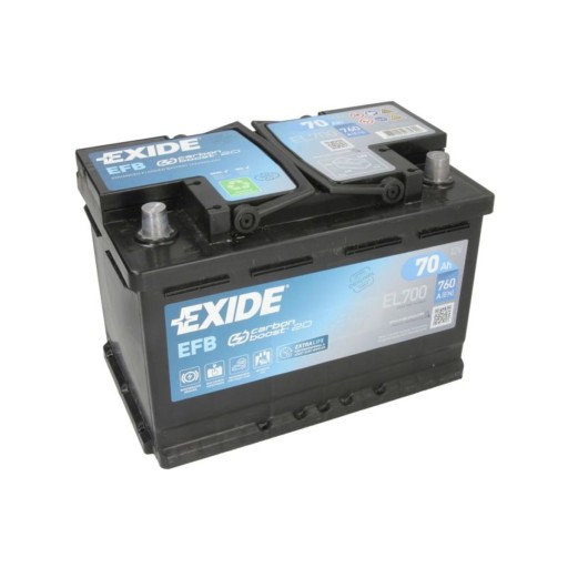 Akumulator EXIDE START&STOP EFB 70Ah 720A P+ - 3