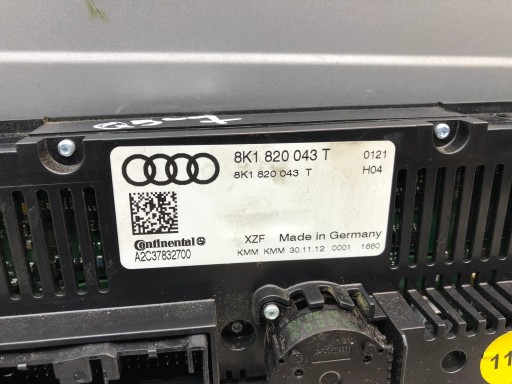 Audi Q5 SQ5 2015 панель кондиціонера - 5