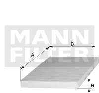 MANN ZESTAW FILTRÓW BMW 2 F45 F46 214D 216D - 4