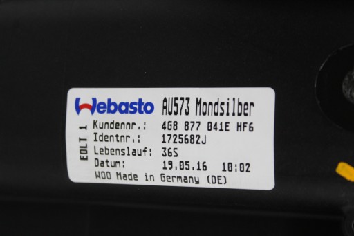 Audi A7 4G люк 4G8877041E - 3
