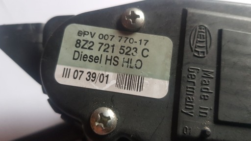 AUDI A2 газ потенціометр 1.4 TDI дизель 8Z2721523 - 2