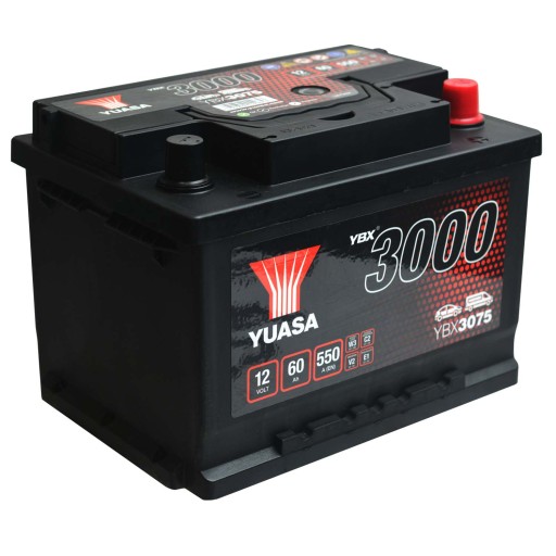 Yuasa YBX3075 12V 60Ah 550A YBX 3075 - 3