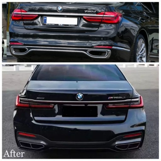 BMW 760I G12 zestaw bodykit przed lift na polift - 5