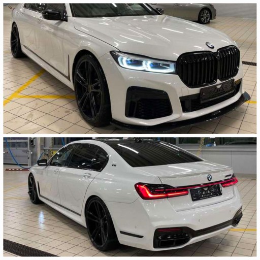 BMW 760I G12 zestaw bodykit przed lift na polift - 6