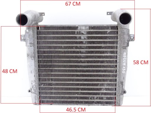 RENAULT MIDLUM 00-06 E3 150 180 DCI INTERCOOLER - 5