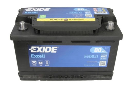Стартовий акумулятор Exide EB800 - 3