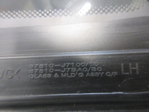 Kia Ceed III GT кузовне скло чорний задній лівий 87810-J7100 - 4